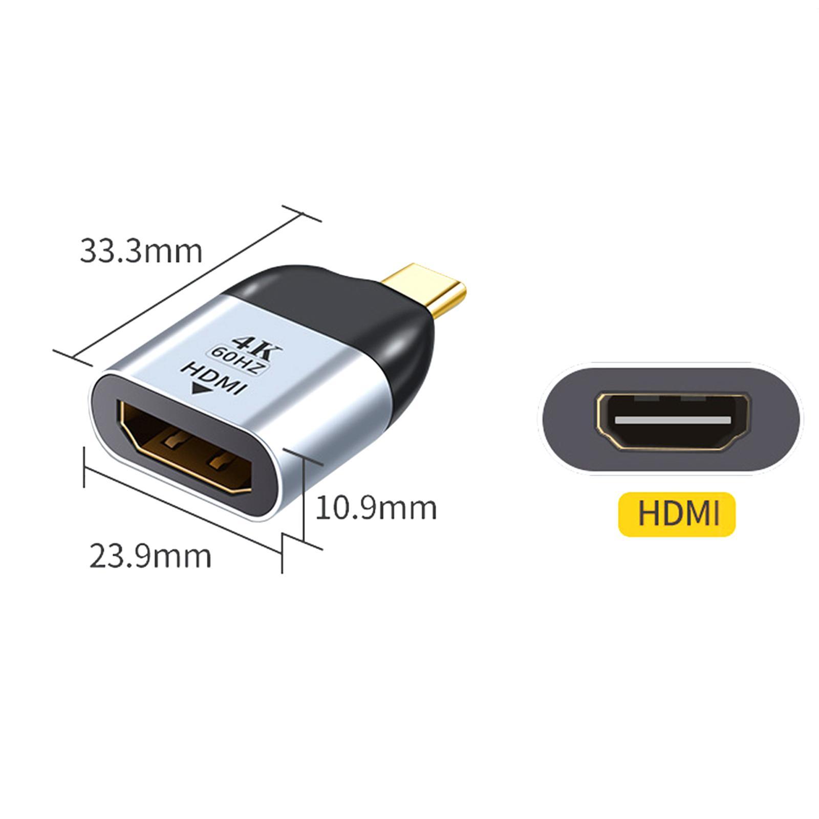 Type - C USB C to HDMI Adapter Converter 4K @ 60Hz for MacBook