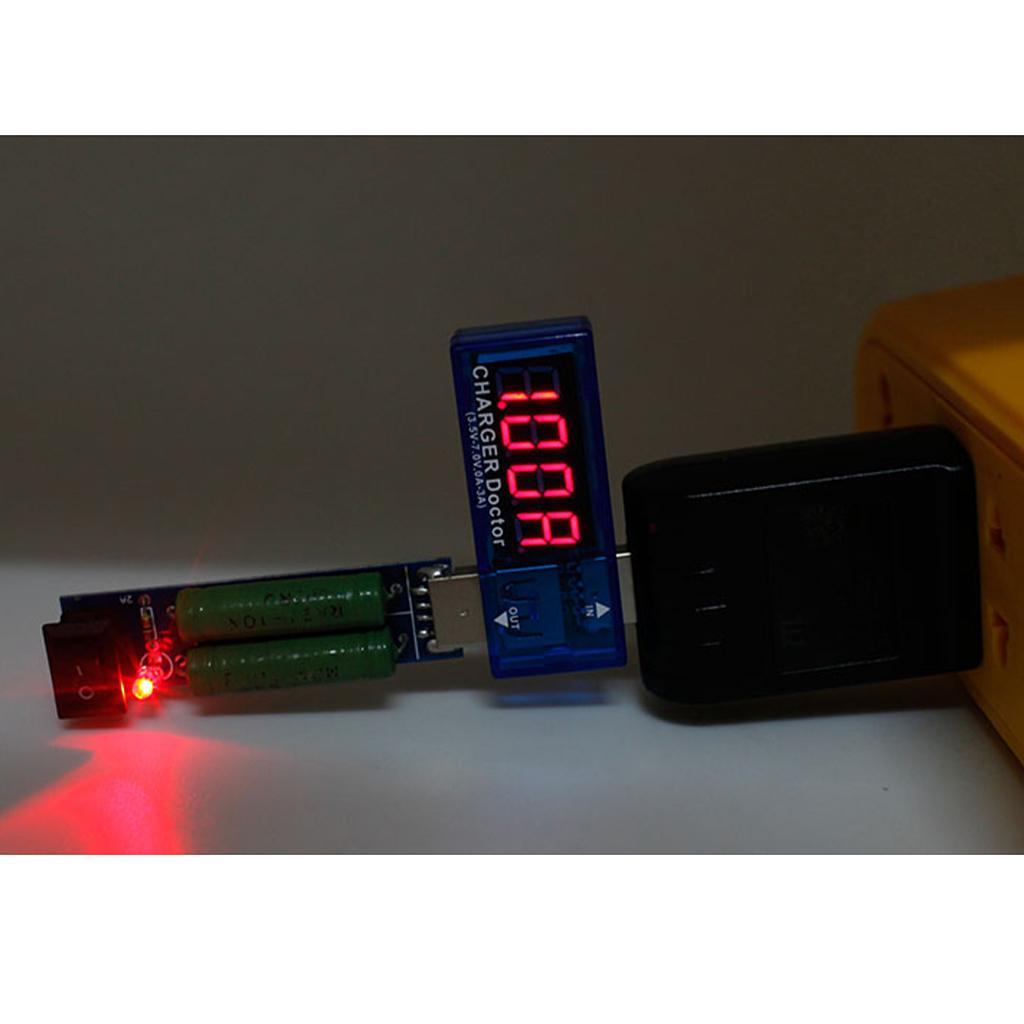 New LED LCD Digital USB Charger Doctor Voltage Current Meter Tester Detector