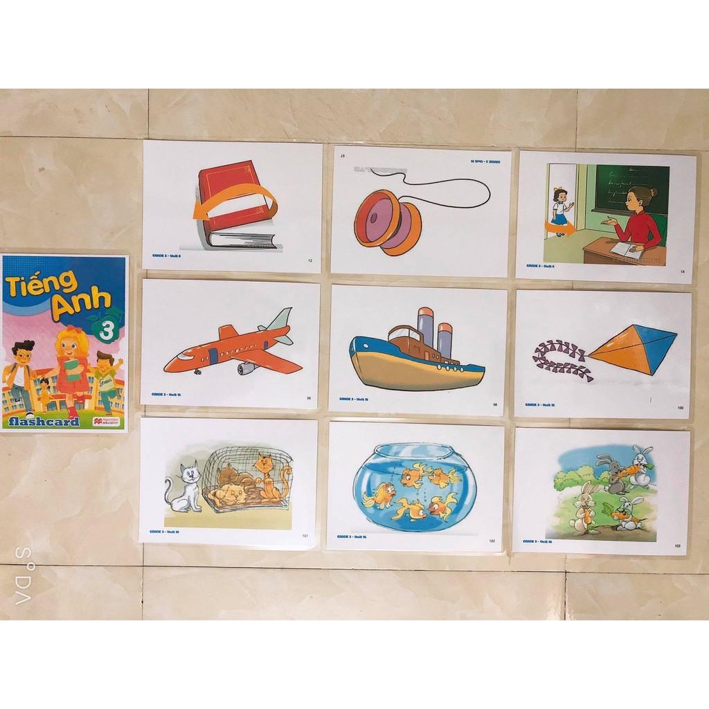 FLASHCARD TIẾNG ANH LỚP 3- ép plastic