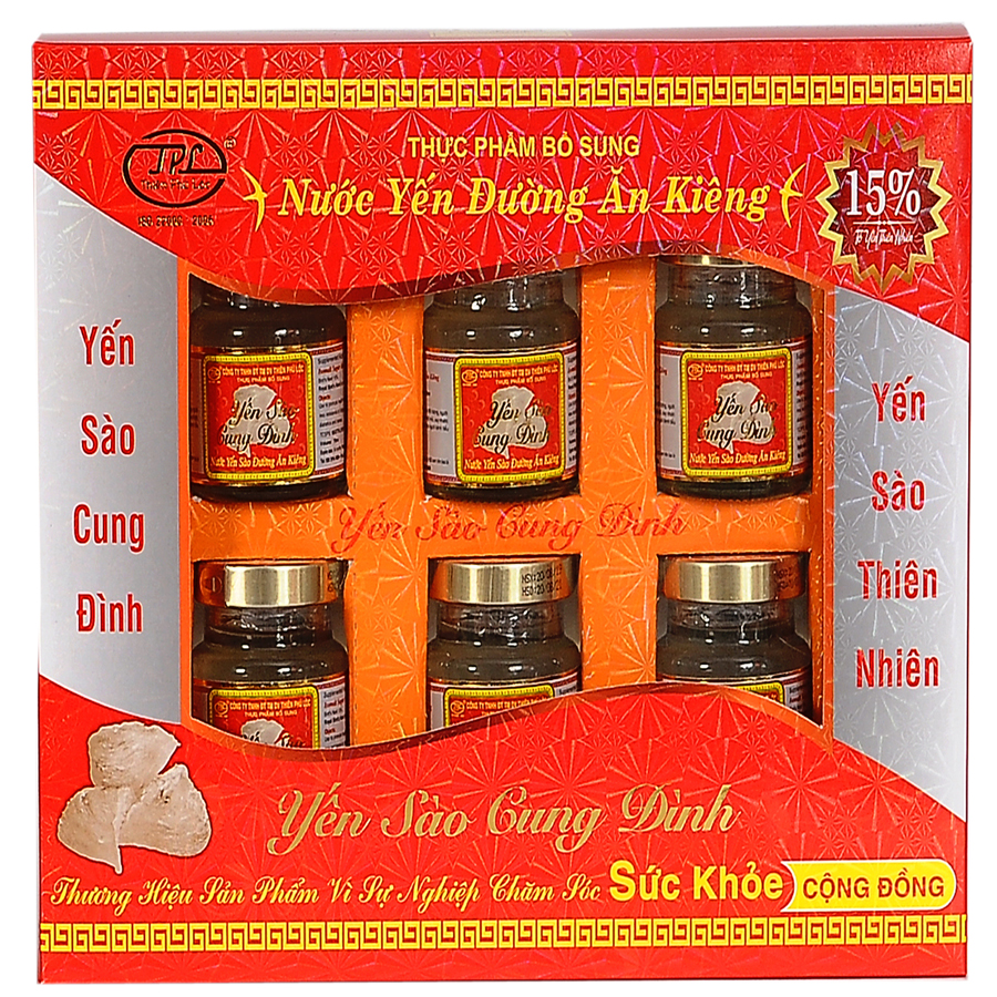 Hộp nước yến đường isomalt - - Yến sào Cung Đình