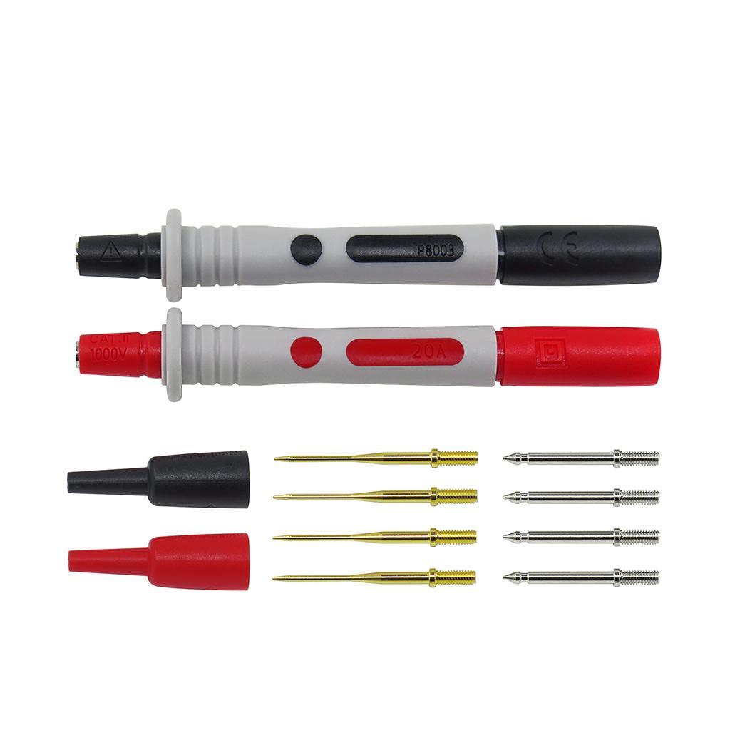 Electrical Multimeter Test Leads Set with Alligator Clips, Test Hook, Test Probes, Professional Kit Set