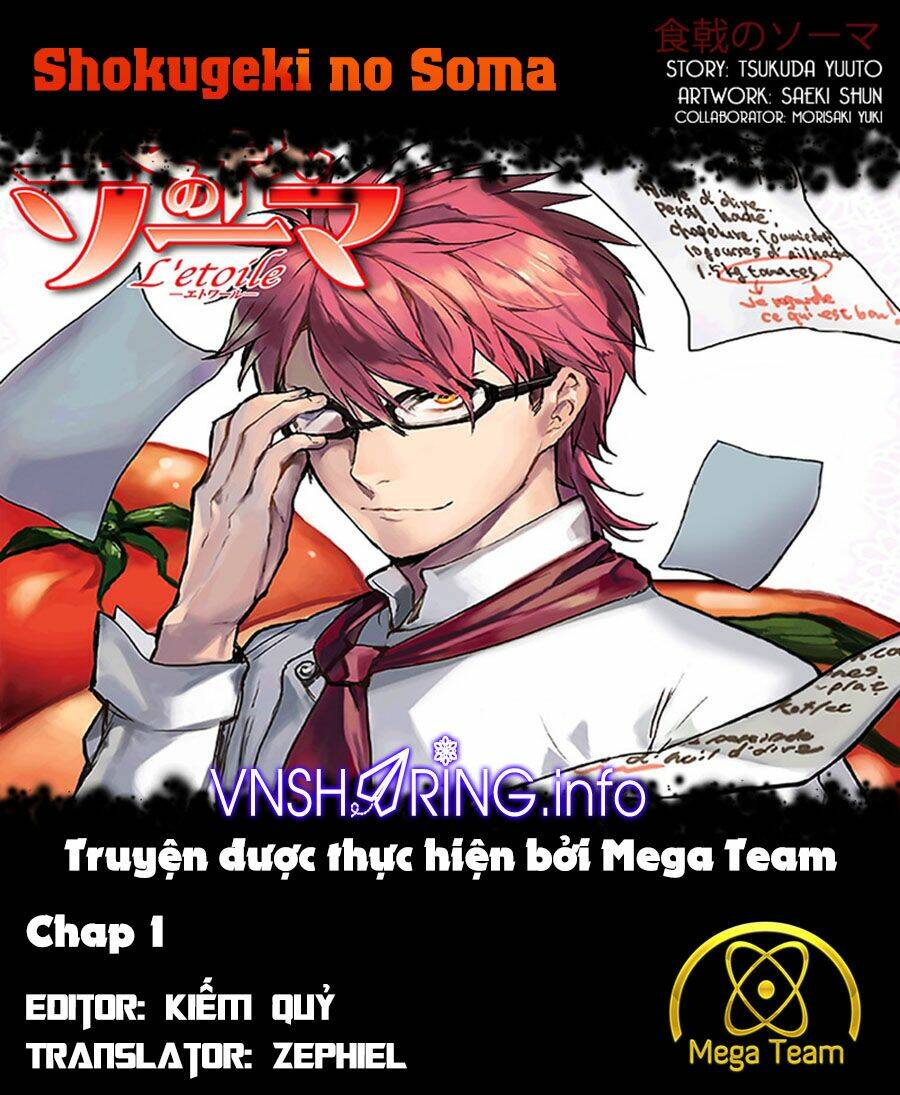 vua bếp soma ngoại truyện - etoile chapter 1 1