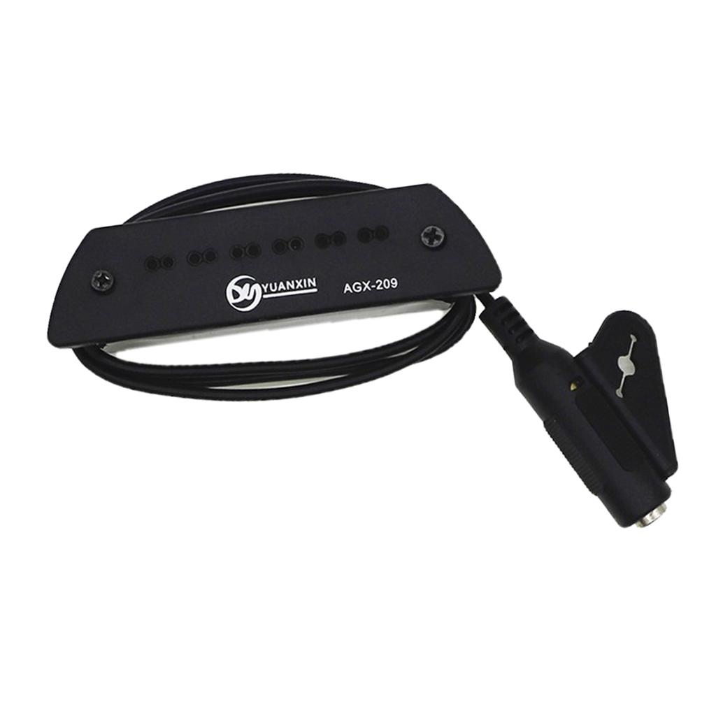 12 Lỗ Lỗ Âm Thanh Guitar Pickup Cho Dân Gian Đàn Guitar Cổ Điển Acoustic