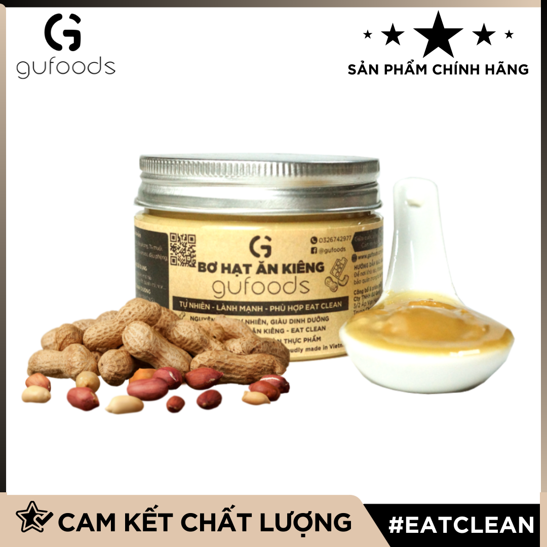 Bơ hạt ăn kiêng GUfoods - Tự nhiên, Lành mạnh, Eat clean