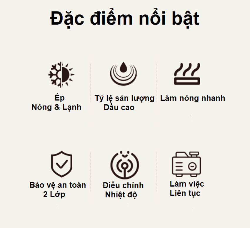Máy ép dầu thực vật Nóng và Lạnh, dùng trong gia đình. Thương hiệu Mỹ cao cấp Septree - Z5. HÀNG CHÍNH HÃNG