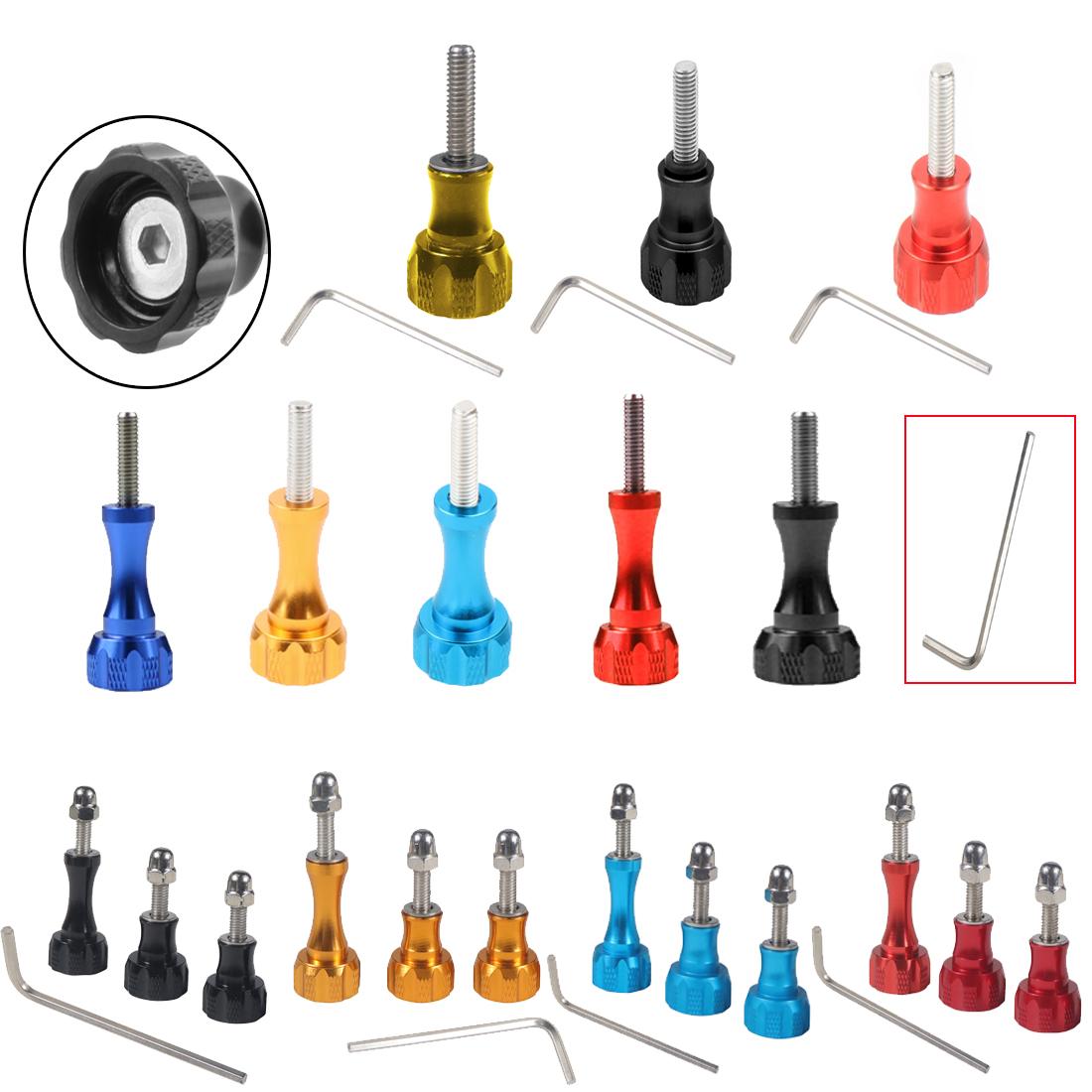 Aluminum Alloy M5 Thumb Knob Bolt Vít với cờ lê cho GoPro Hero 11 10 9 8 Xiaoyi 4K SJCAM Action Camera Bộ chuyển đổi giá đỡ