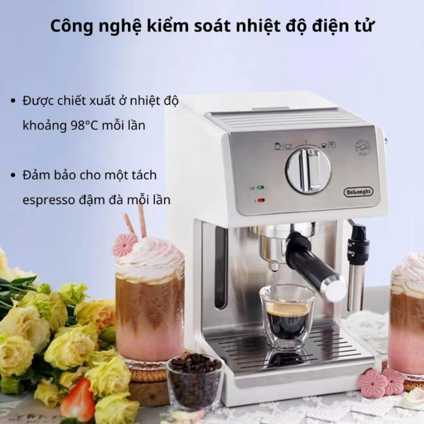 Máy pha cà phê chuyên dụng Delonghi ECP35.31 - HÀNG NHẬP KHẨU