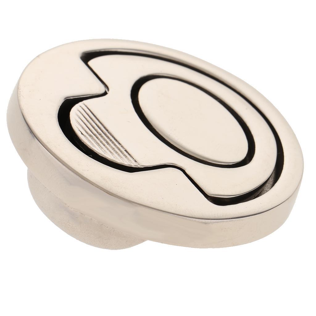 316 Stainless Steel Round Spring Loaded Flush Lift Handle