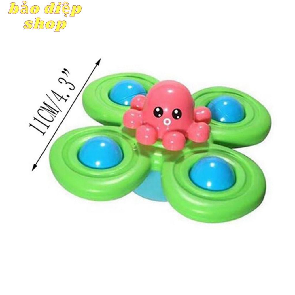 Con quay đồ chơi fidget spinner thiết kế hình động vật hoạt hình có giác hút đọc đáo dành cho các bé