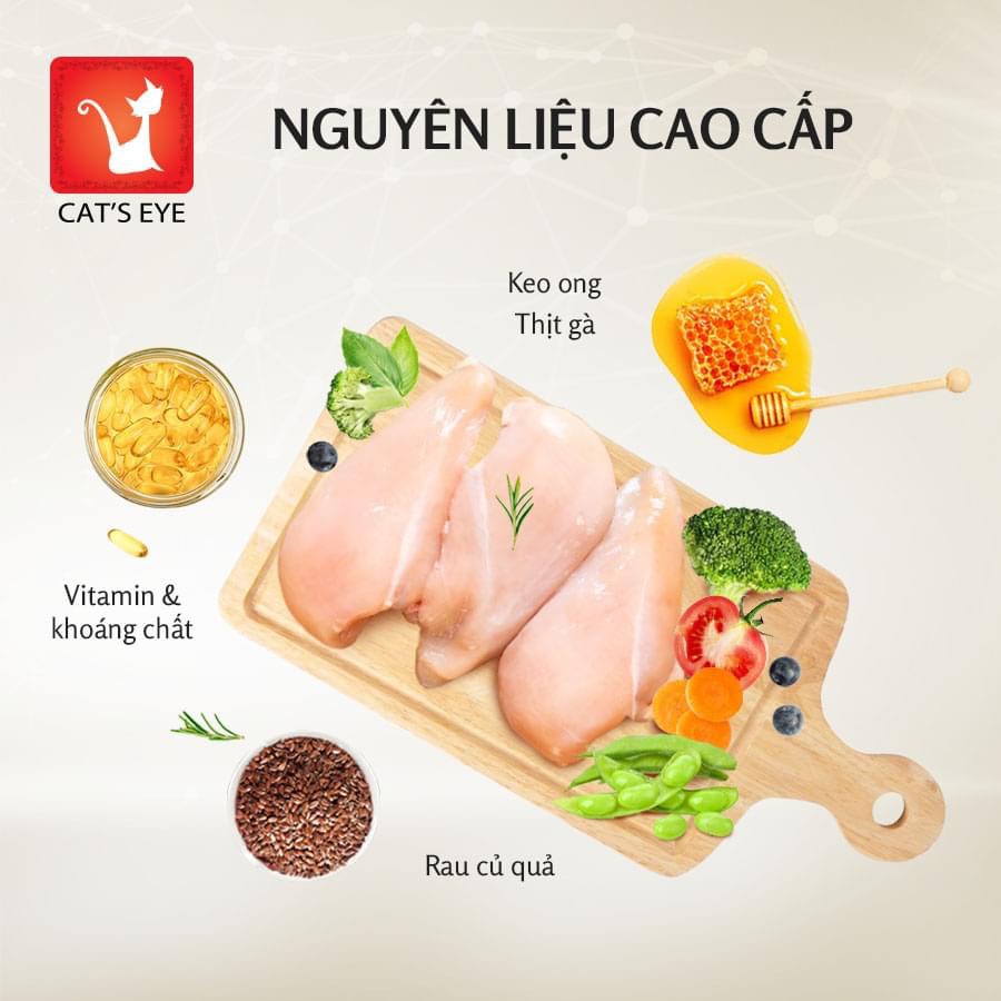 [1.5KG]  - Thức ăn hạt Cat's Eye Premium, phiên bản nâng cấp cho mèo mọi lứa tuổi