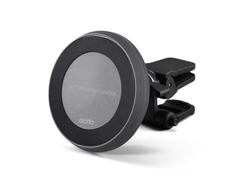 Bộ Sạc Nhanh Không Dây Ô Tô Xe Hơi Rapid Fast Car Wireless Charger 10W - Xoay 360 Actto MTA-21 HÀNG NỘI ĐỊA HÀN QUỐC CAO CẤP CHÍNH HÃNG