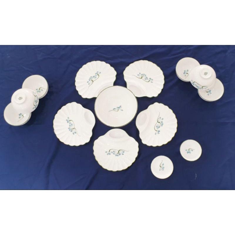 Bát đĩa sứ, bộ đồ ăn mặt trời bát tràng cao cấp 15 món