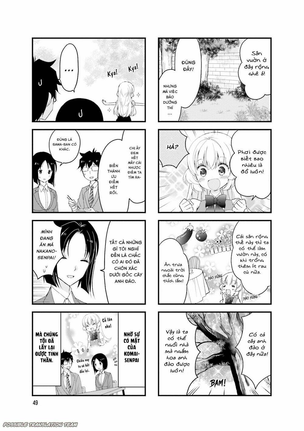 senpai nhỏ nhắn của tôi rất dễ thương chapter 21 9