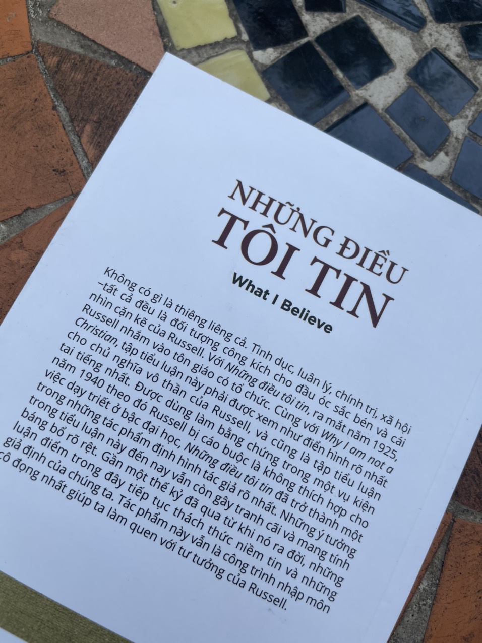 NHỮNG ĐIỀU TÔI TIN - - Bertrand Russell - Huỳnh Duy Thanh dịch – Viện Ired - bìa mềm