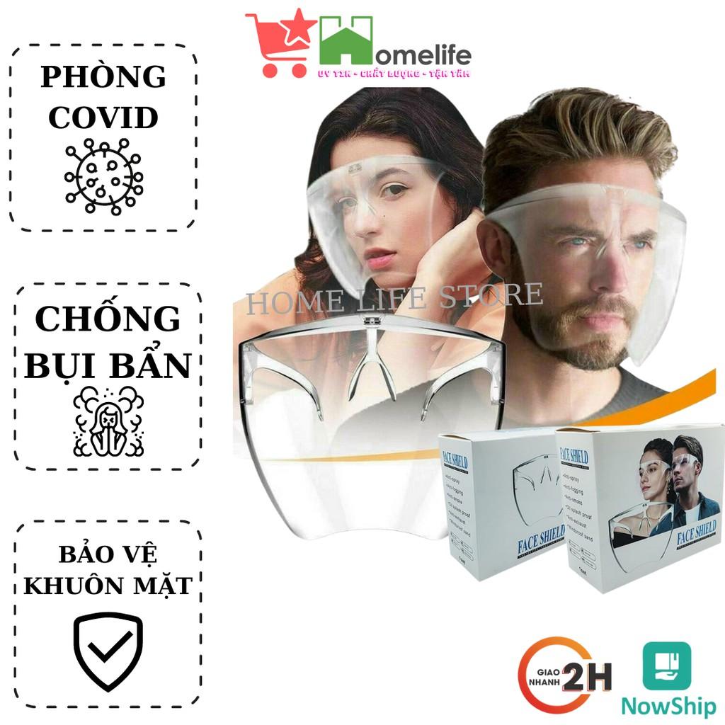 Kính Chống Bọt Bắn Phòng Dịch, Kính Bảo Hộ Chống Bụi FACE SHIELD, chống giọt dầu bắn ... Bảo Vệ Mắt Toàn Diện