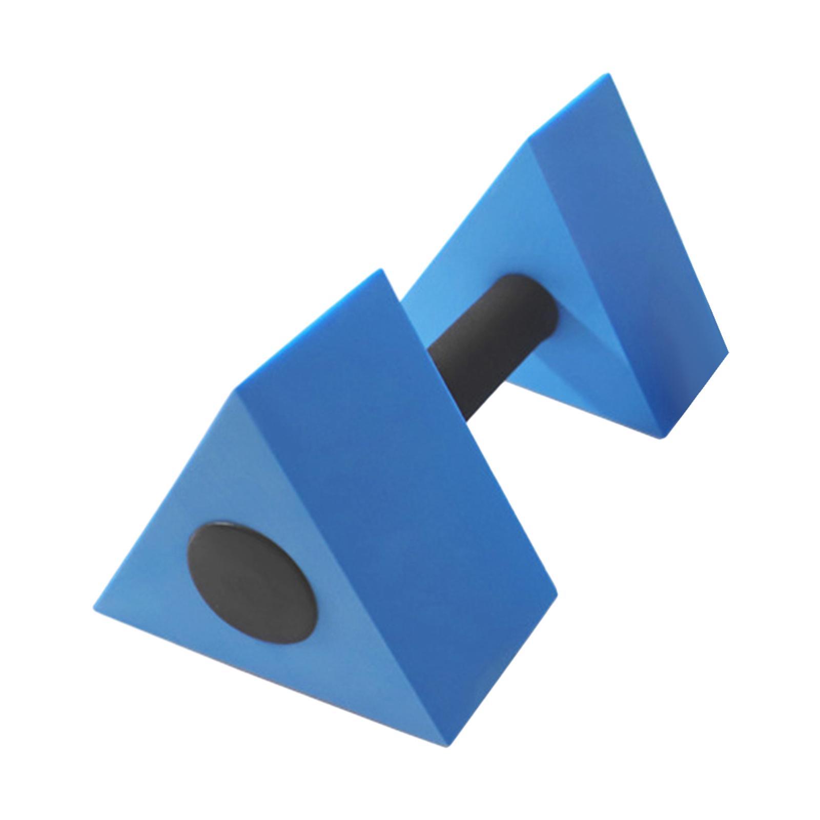 Aquatic Dumbbell Triangle Water Dumbbells EVA Aquatic Exercise Dumbbells High Buoyancy Swimming Barbell Hand Bar for Water Aerobics Workouts