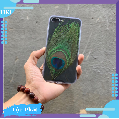 Lông Công Ốp Điện Thoại - Phong Thủy May Mắn Tài Lộc - HCM