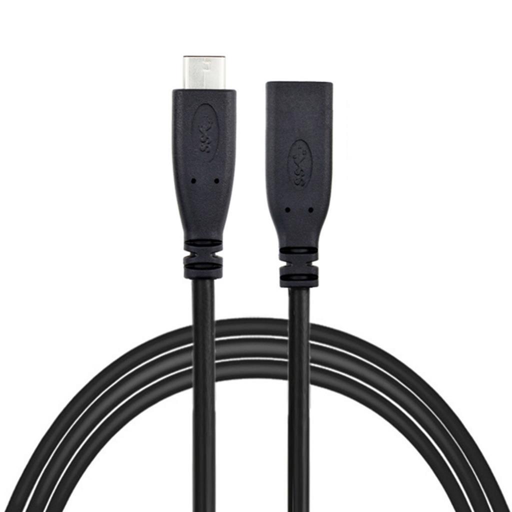 Type C USB 3.1 Male to USB C Female Extension Data Cable for PC Phones