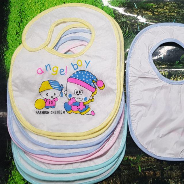 Combo 10 Yếm dán Kachoobaby cho bé ăn dặm,chất liệu  cotton  (Xay dán cho bé)