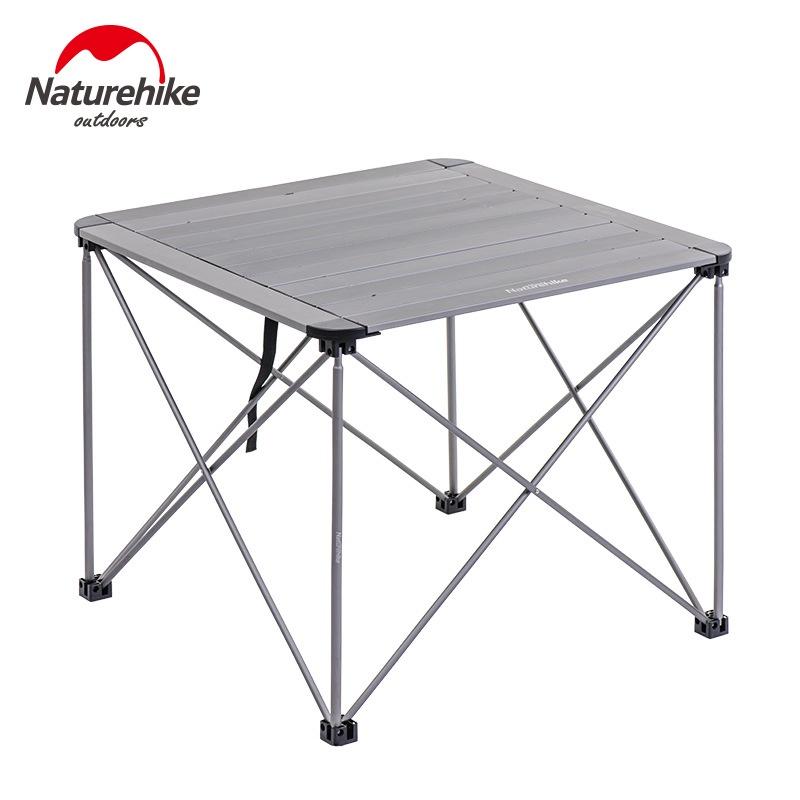 Bàn dã ngoại xếp gọn Naturehike picnic du lịch gấp gọn bằng hợp kim nhôm nhẹ, kích thước lớn, chắc chắn, độ bền cao