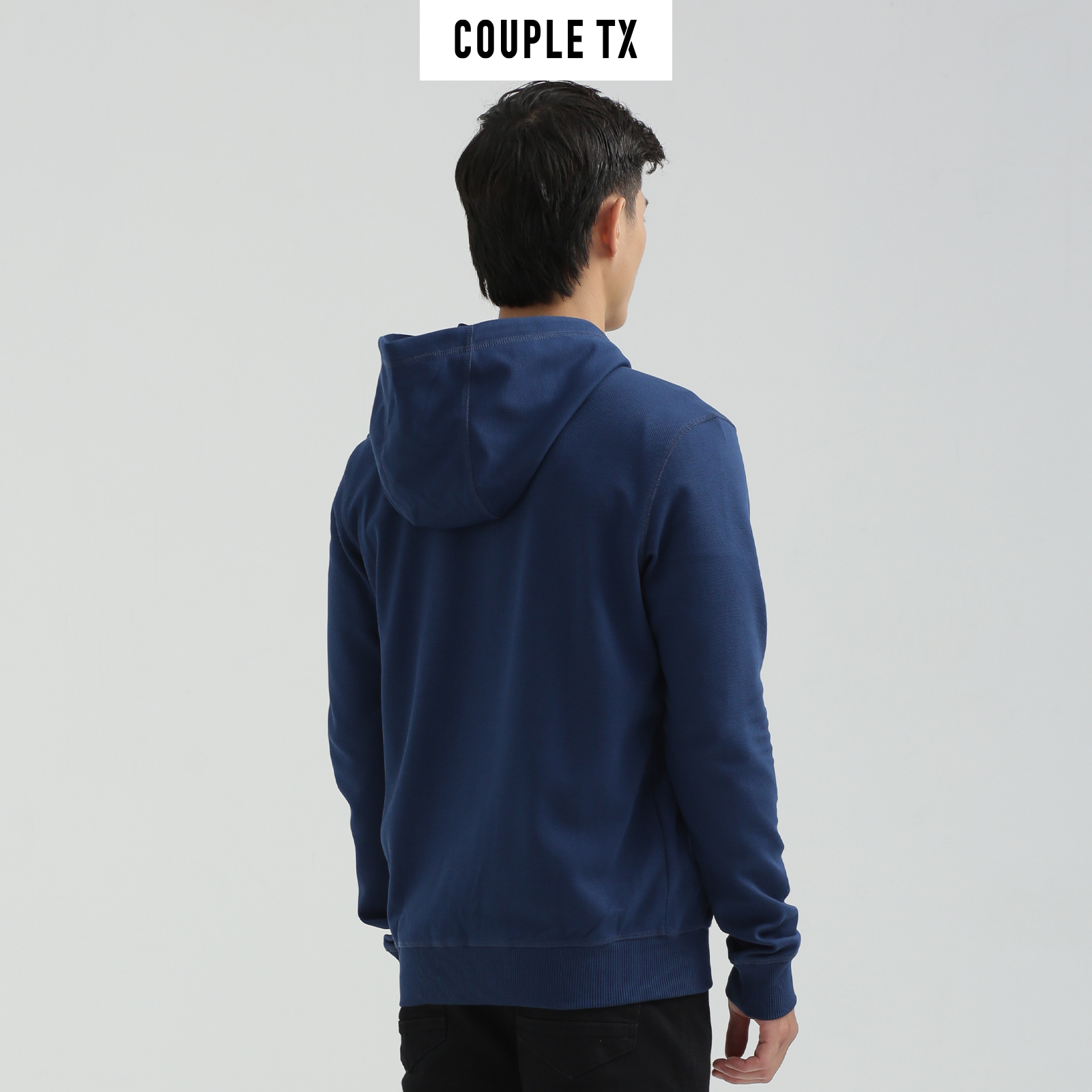 COUPLE TX - Áo Khoác Nam Chống Nắng Basic Thun Gân Chéo MOK 1026