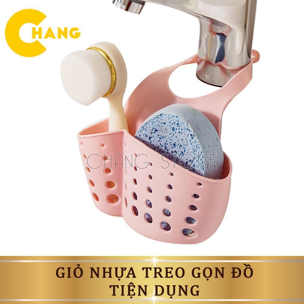 Giỏ Nhựa Nhỏ Gọn Treo Bồn Rửa Chén Bát Tiện Dụng