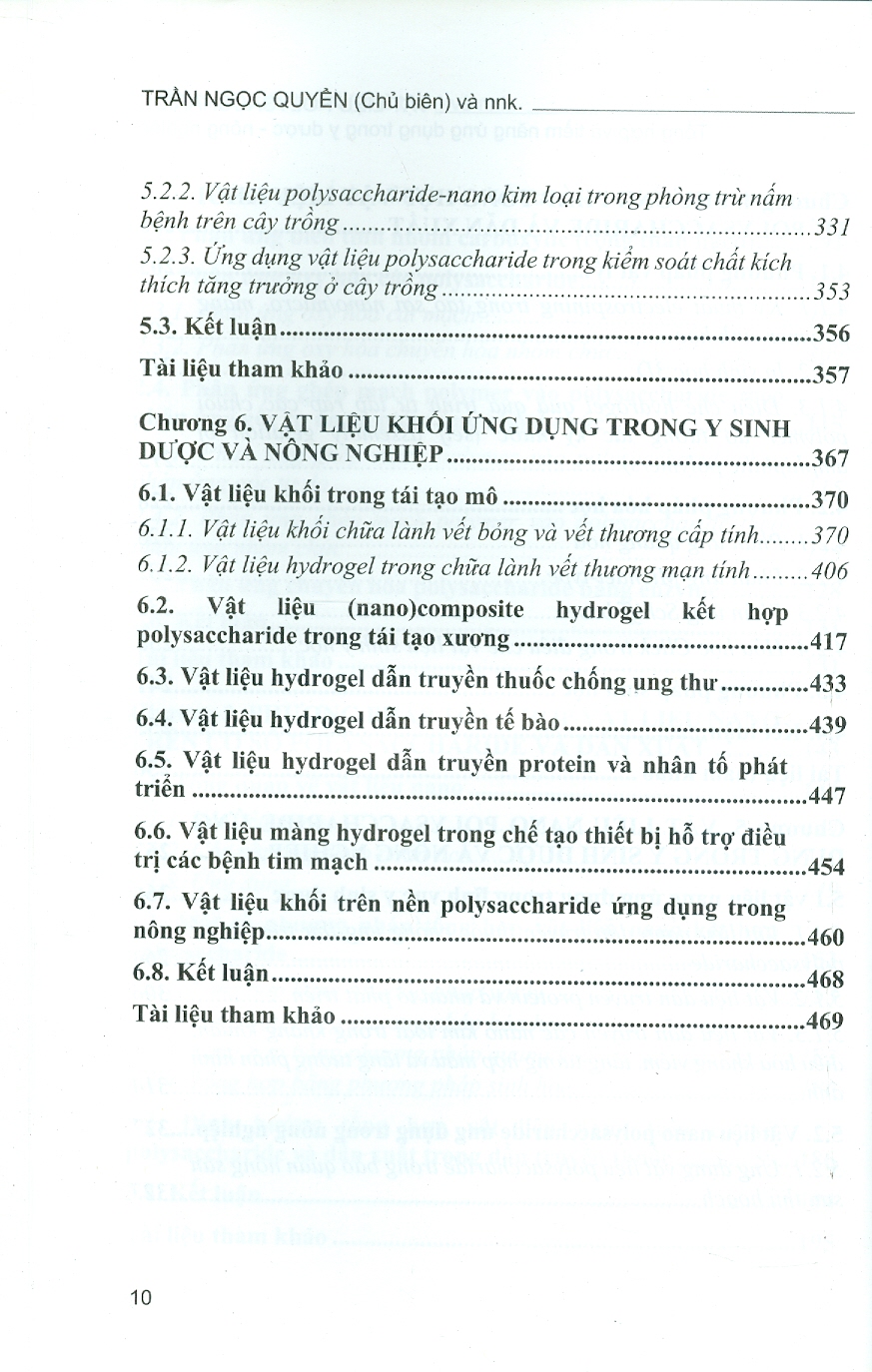 Vật Liệu Polysaccharide Tổng Hợp Và Tiềm Năng Ứng Dụng Trong Y Dược - Nông Nghiệp (Bộ Sách Đại Học Và Sau Đại Học) (Bìa Cứng)