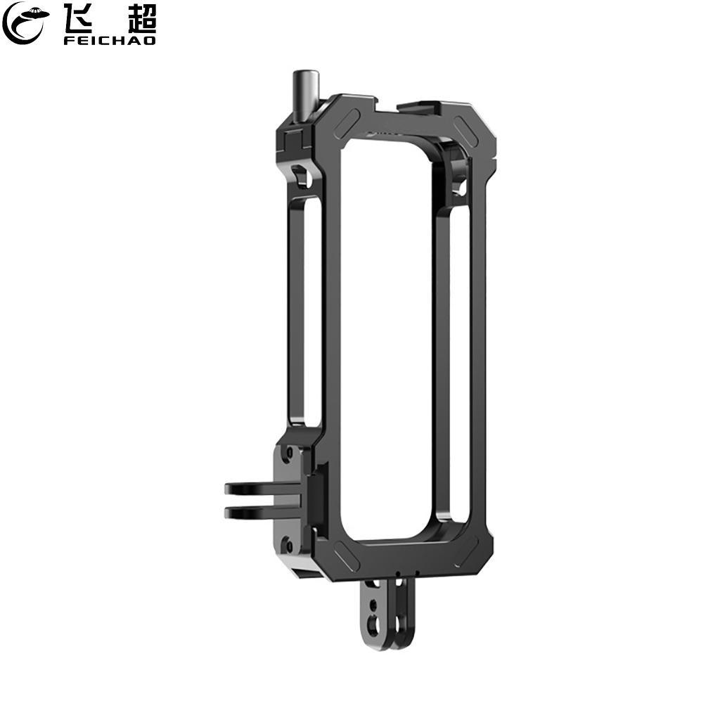 Trường hợp khung mở rộng kim loại cho Insta360 X3 Panoramic Action Camera Khung nhà vỏ bảo vệ với giày lạnh 1/4 "
