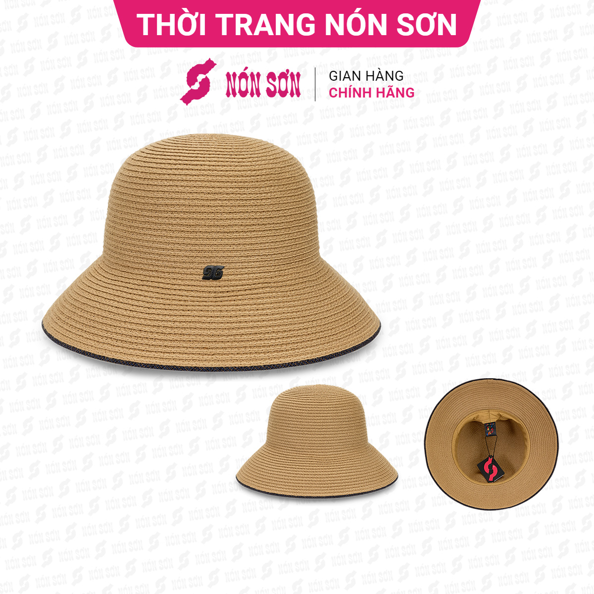 Mũ vành thời trang NÓN SƠN chính hãng XH001-94-KM1