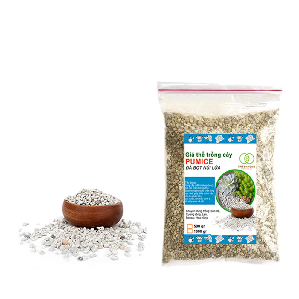 Đá pumice -Trồng bon sai và cây cảnh, xương rồng-size 3-5mm