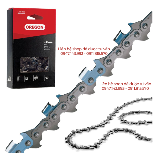 Xích máy cưa xăng Oregon 73LPX 36 mắt, 38 mắt, 40 mắt, 42 mắt, 46 mắt, 51 mắt