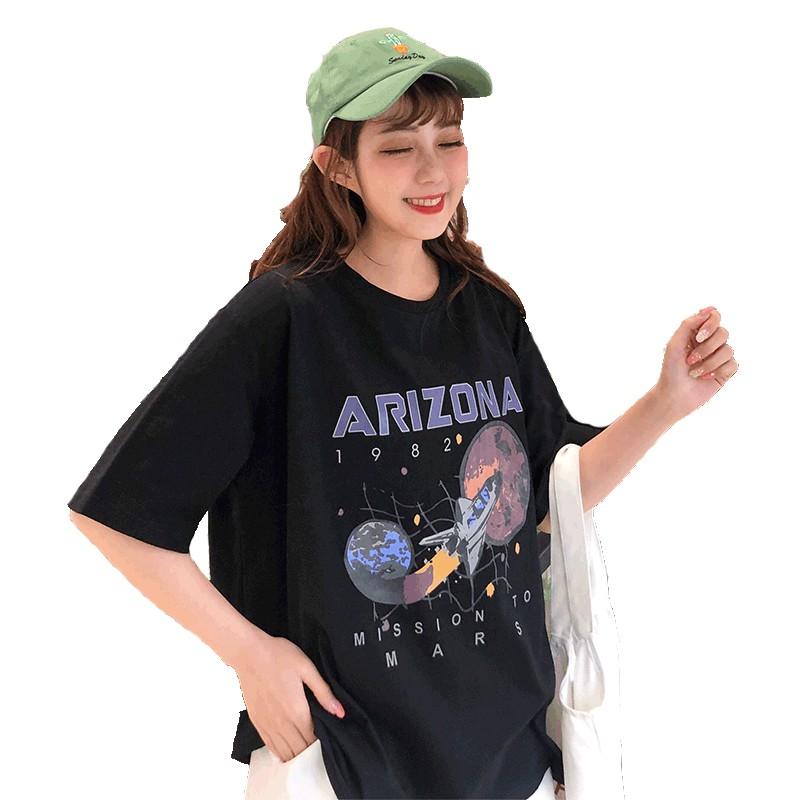 Áo thun tay lỡ form rộng ARIZONA ulzzang couple nam nữ UNISEX
