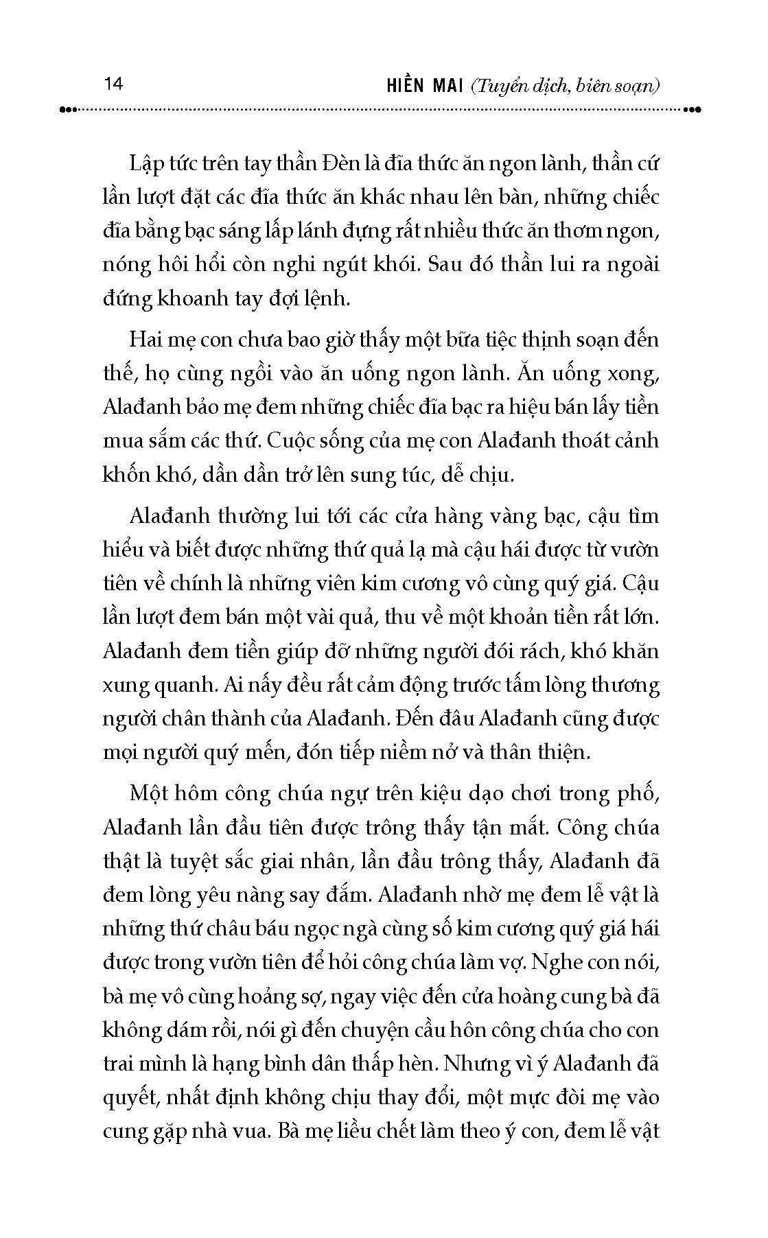 Truyện Cổ Tích Thế Giới Chọn Lọc - Quyển 3: Alađanh Và Cây Đèn Thần