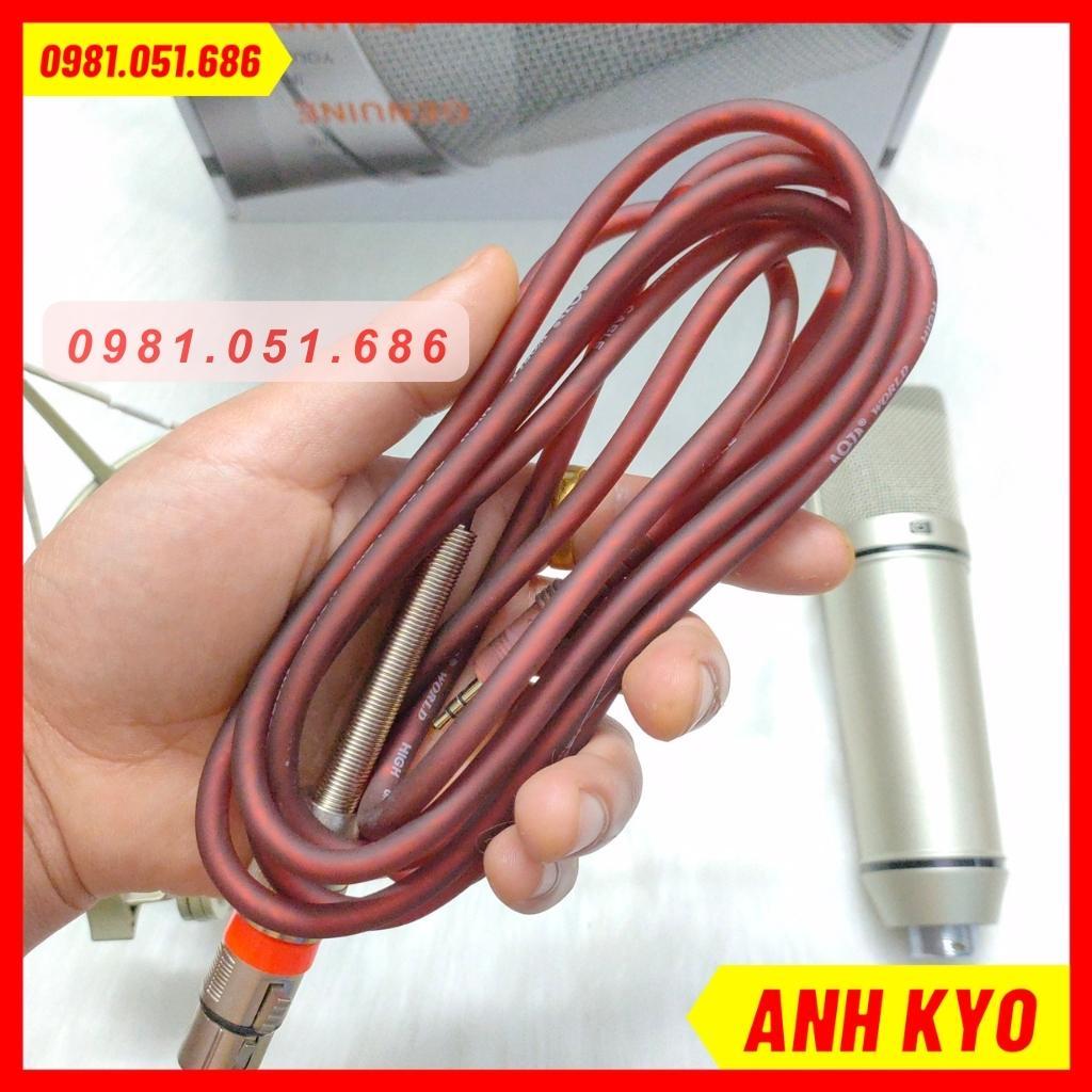 Mic thu âm AQTA U87, MICRO THU ÂM 5V AQ U87-MA, Hát Livestream, Hát Karaoke