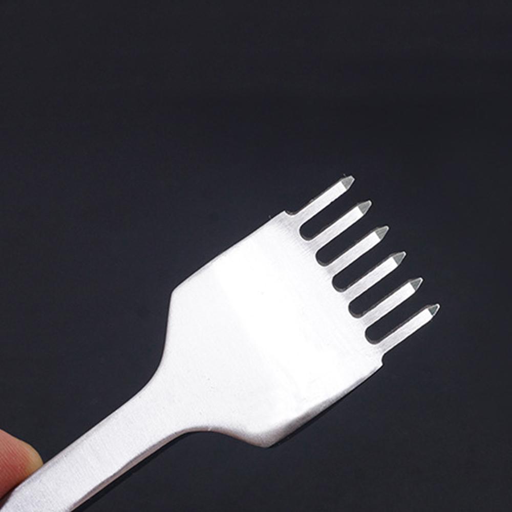 Dụng cụ đục lỗ đồ da bằng Thép không gỉ bốn kích thước 1 2 4 6