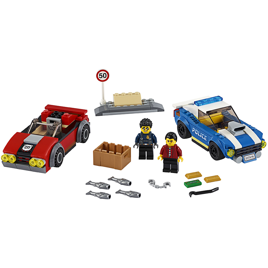 Đồ Chơi Lắp Ráp LEGO City Truy Đuổi Trên Cao Tốc 60242 Cho Bé Trên 5 Tuổi