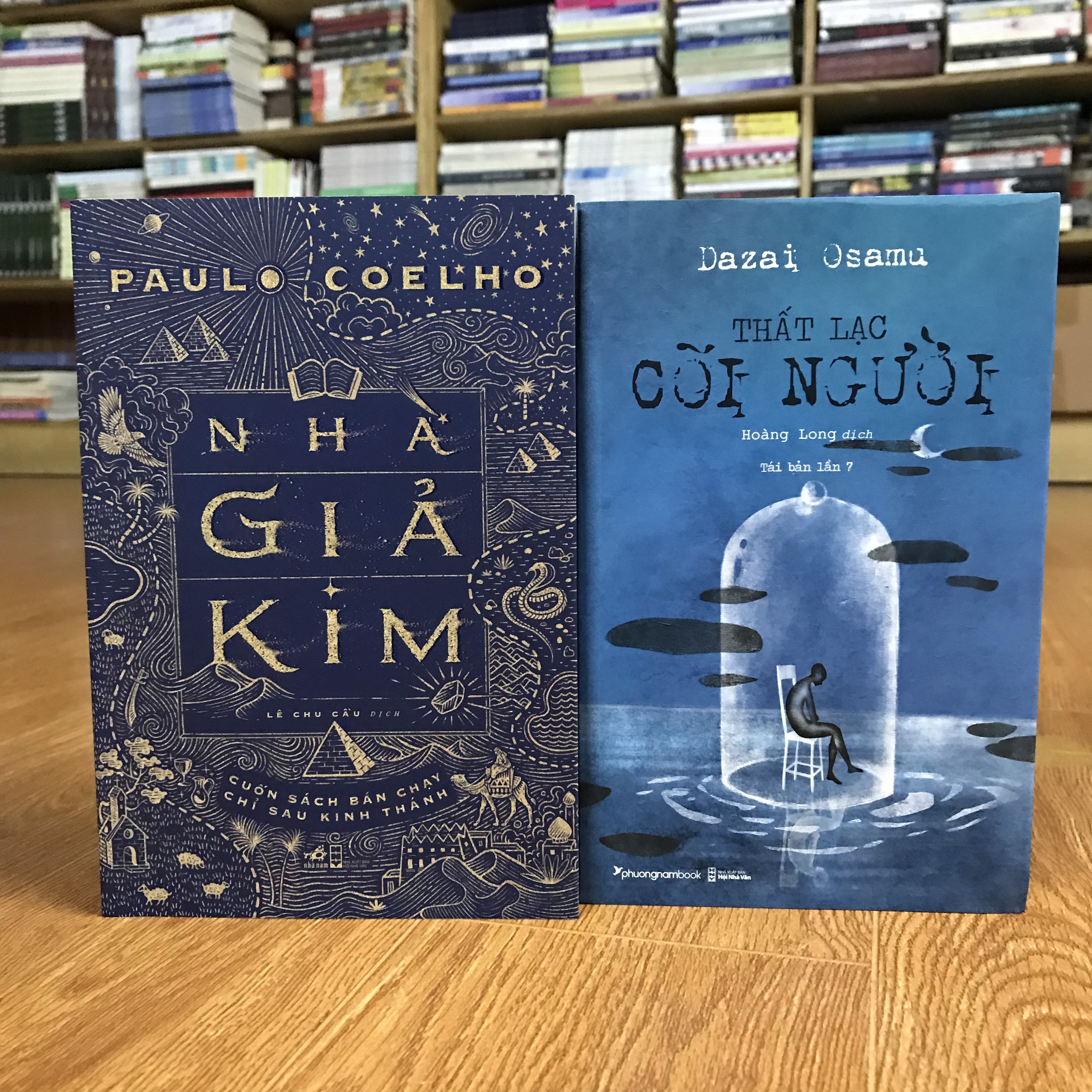 Combo sách hay kinh điển: Nhà giả kim (Paulo Coelho) + Thất lạc cõi người (Dazai Osamu) tặng kèm bookmark