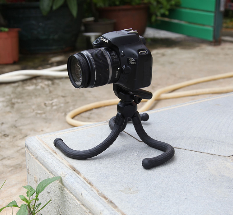 Chân đế tripod bạch tuộc cho điện thoại và máy ảnh Yunteng VCT-3280 (Tặng gá kẹp điện thoại)-Hàng chính hãng