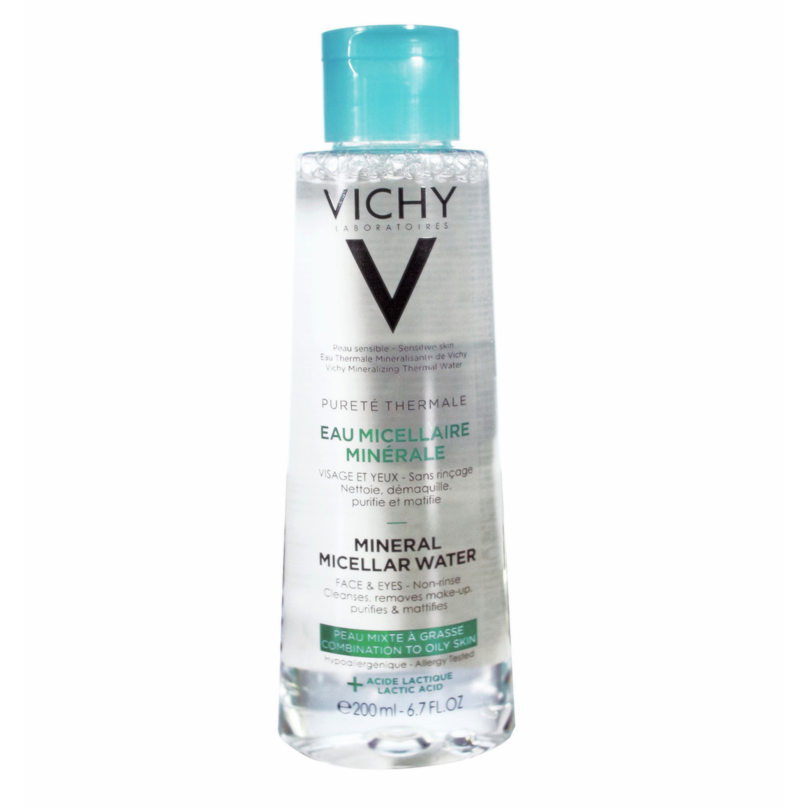 Tẩy trang da dầu &amp; hỗn hợp Vichy Mineral Micellar Water (200ML)