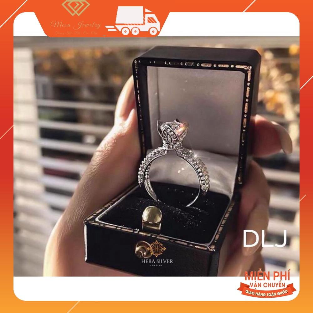 NHẪN NỮ HOÀNG ĐẸP LỘNG LẪY ĐƯỜNG KÍNH 1.7CM
