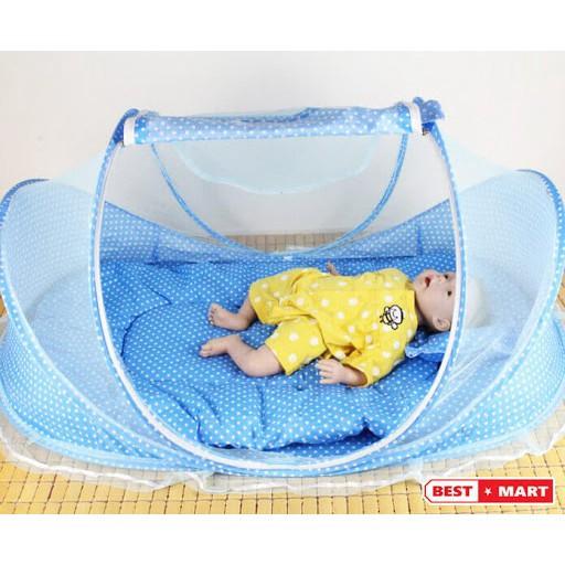 Màn chụp tránh muỗi cho bé sơ sinh đến 2 tuổi - mùng happy baby
