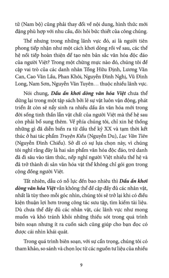Dấu Ấn Khơi Dòng Văn Hóa Việt