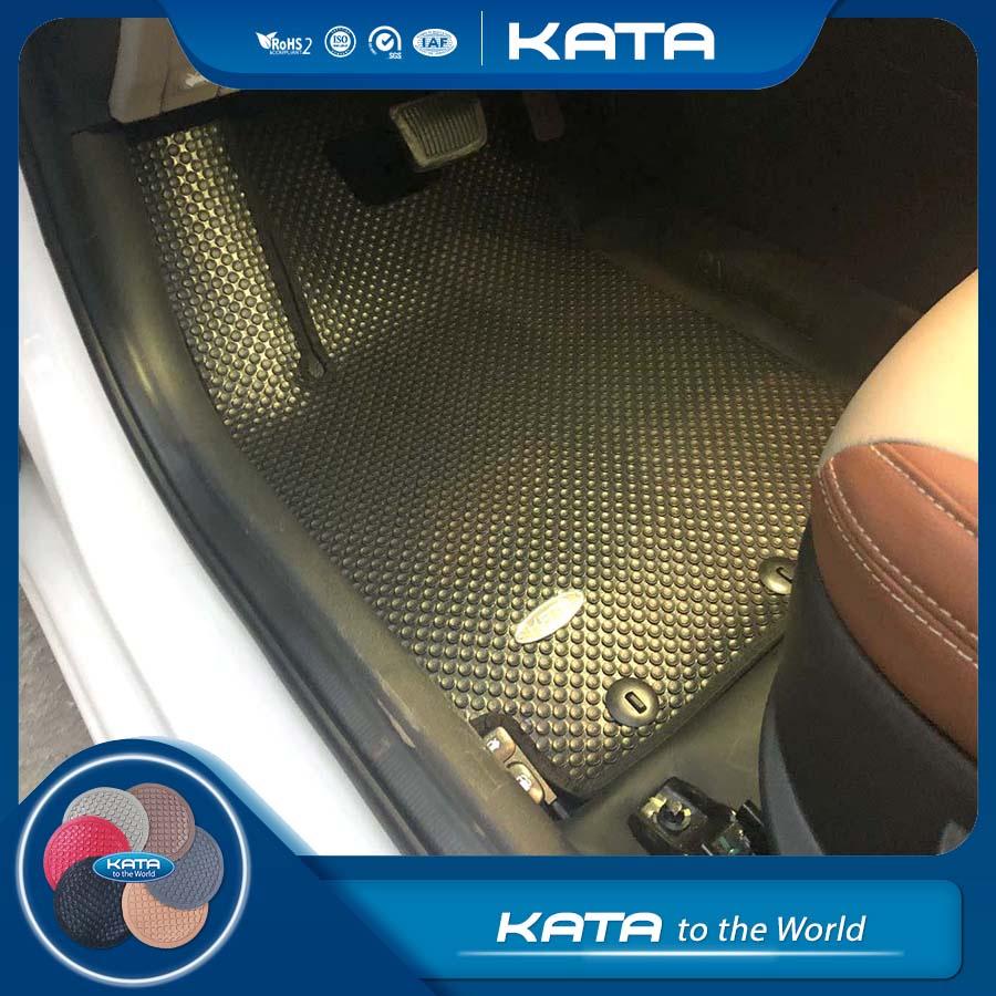 Thảm lót sàn ô tô KATA cho xe Hyundai Accent - Khít với sàn xe, Chống trơn, Không mùi, Không ẩm mốc