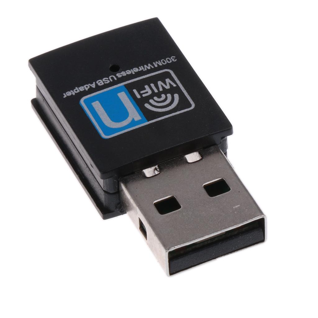 2x USB Wireless Network Adapter Card IEEE802.11n/g/b 2.4G 300M for Computer