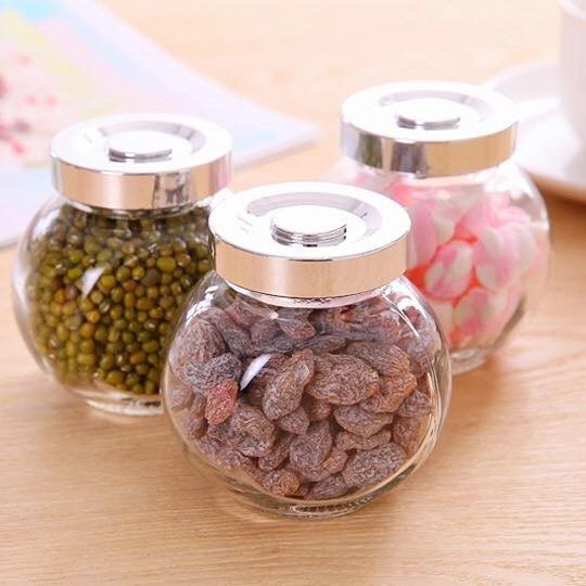 Combo 24 lọ thủy tinh nhỏ 50ml mẫu Tròn Dẹt kiểu Nghiêng - nắp nhựa màu bạc – hủ nhỏ chuyên dùng đựng mật ong, sữa ong chúa, thực phẩm, mỹ phẩm