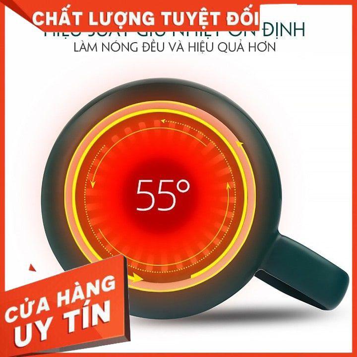 Bộ Máy Làm Hâm Nóng Sữa Đồ Uống Tiện Lợi Kèm Cốc Sứ Lucky Phong Cách Hoàng Gia Siêu Sang