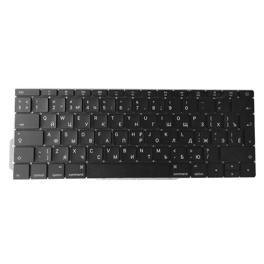 Russian Keyboard w/ Backlit for   Pro  13" A1708 2016 17