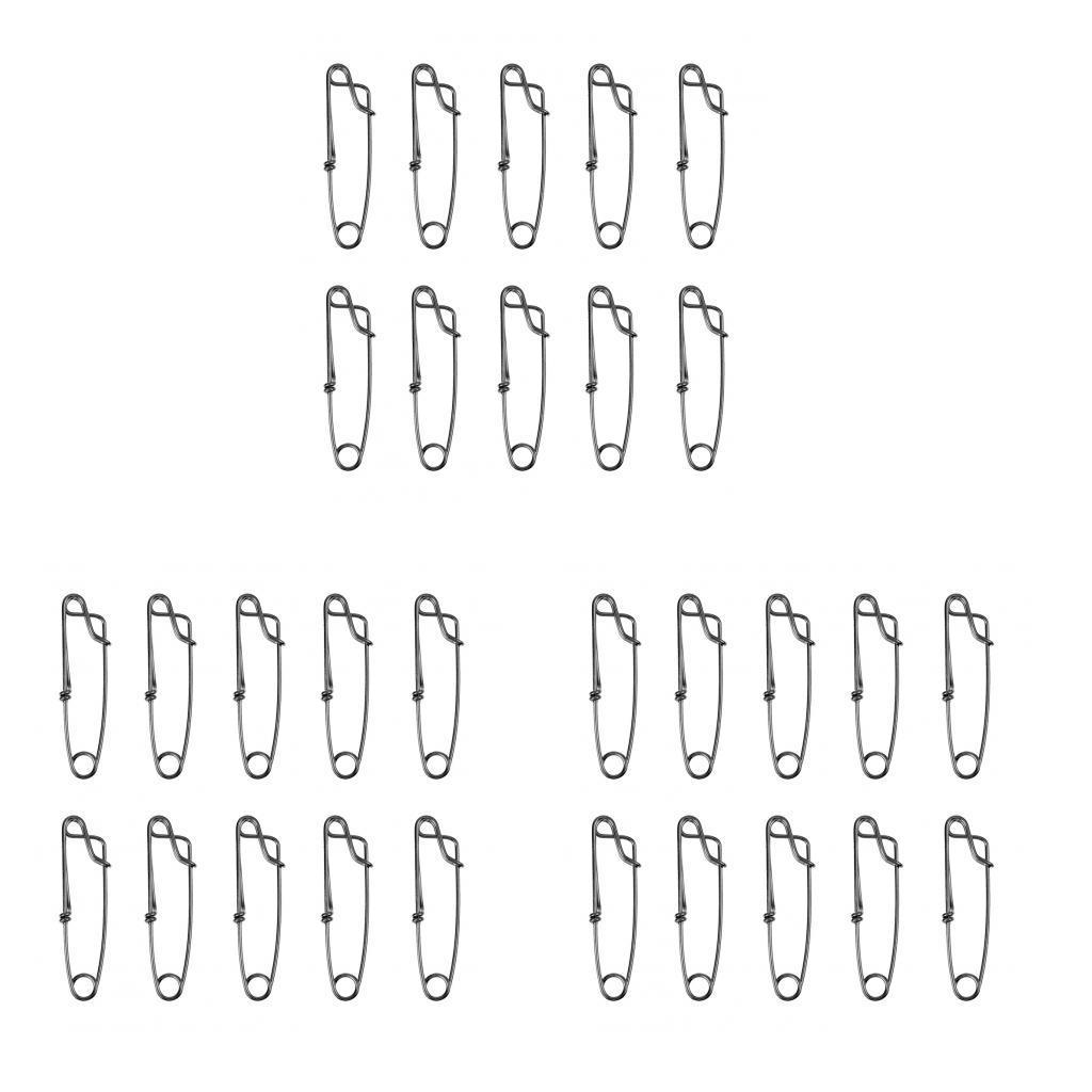 50pcs Stainless Steel Long Line Clips Float Line