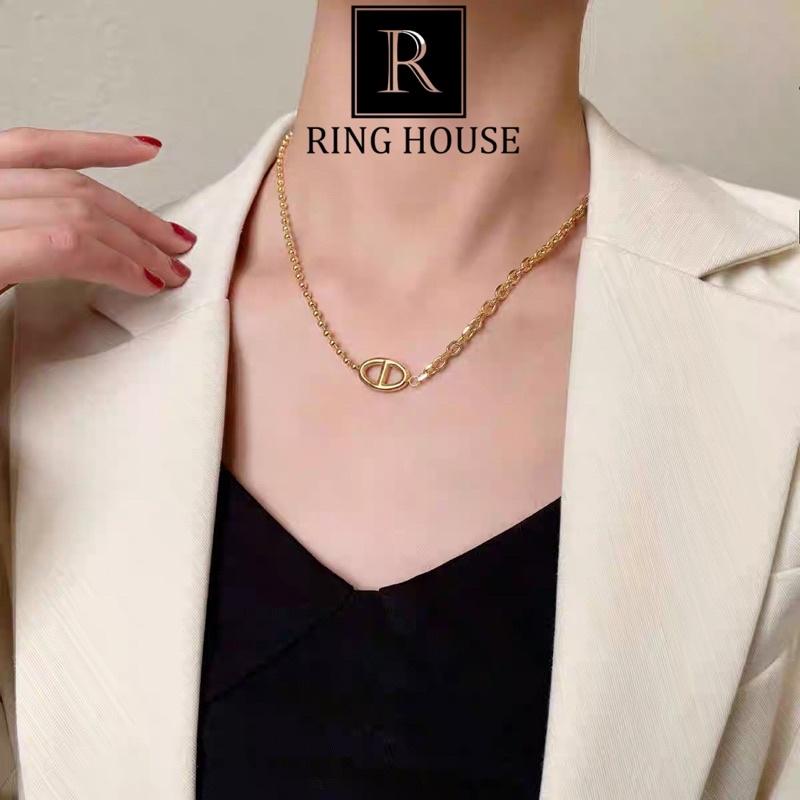 Dây Chuyền Titan Không Gỉ DO Bất Cân Xứng Đẹp Ring House