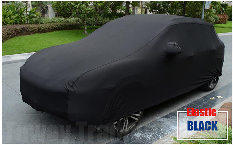 Bạt phủ ô tô dành cho Mercedes C nhãn hiệu Macsim sử dụng trong nhà chất liệu vải thun - màu đen và màu đỏ